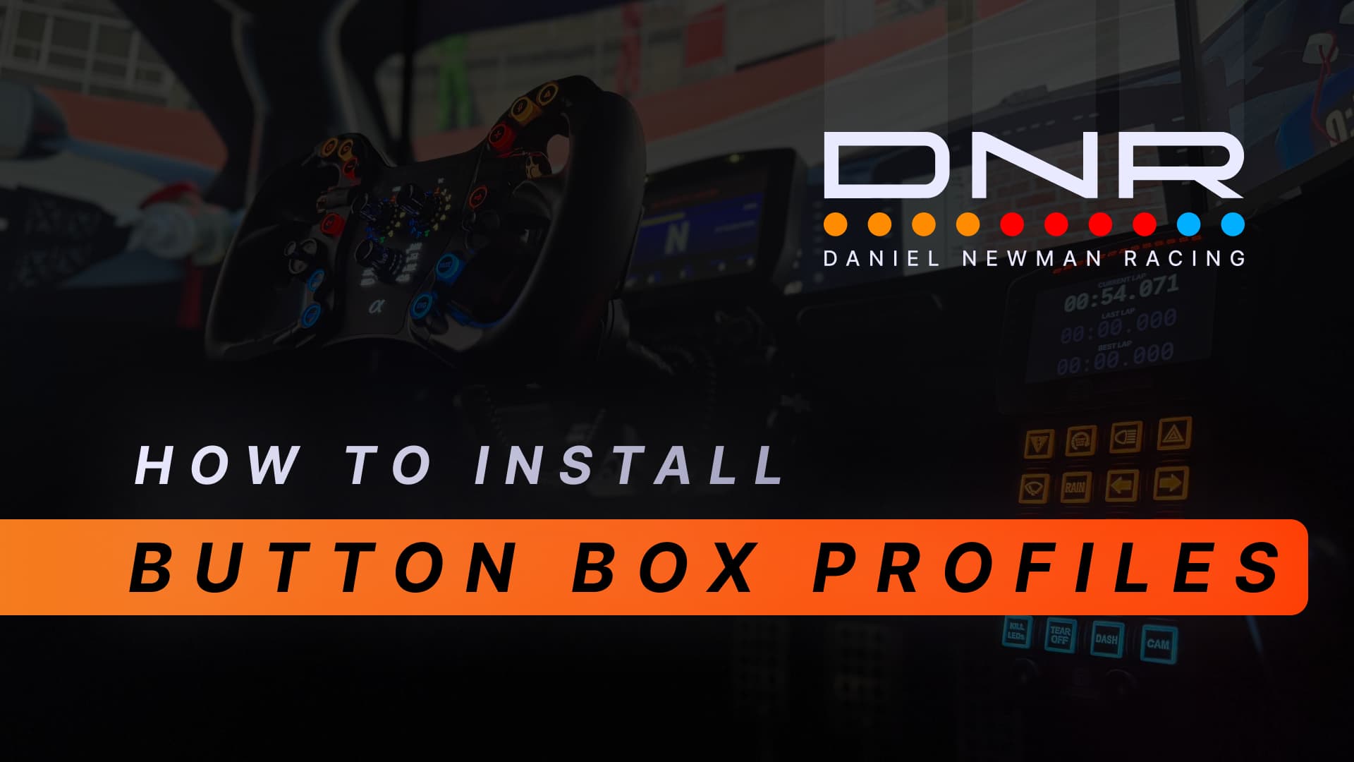 How to Install DNR Button Box LED Profile?