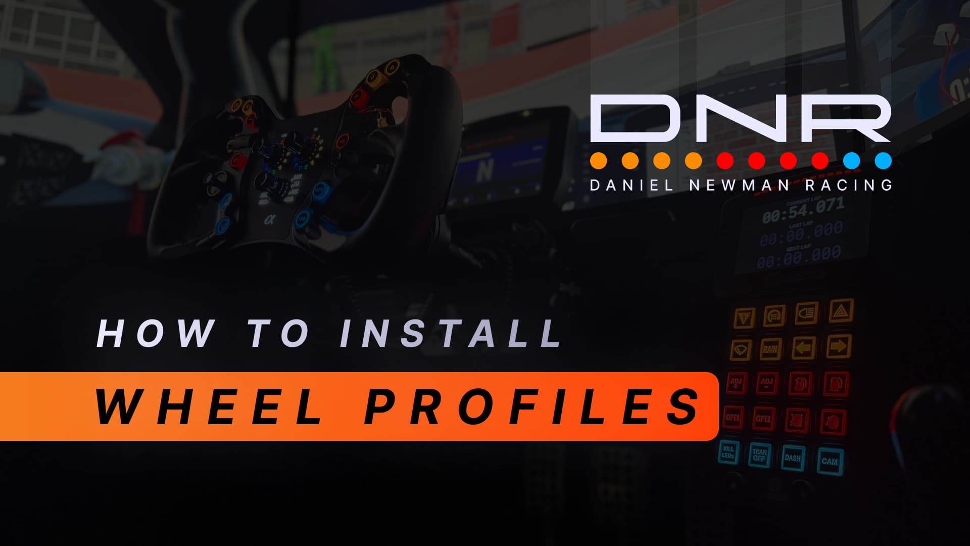 How to Install DNR Steering Wheel LED Profile?