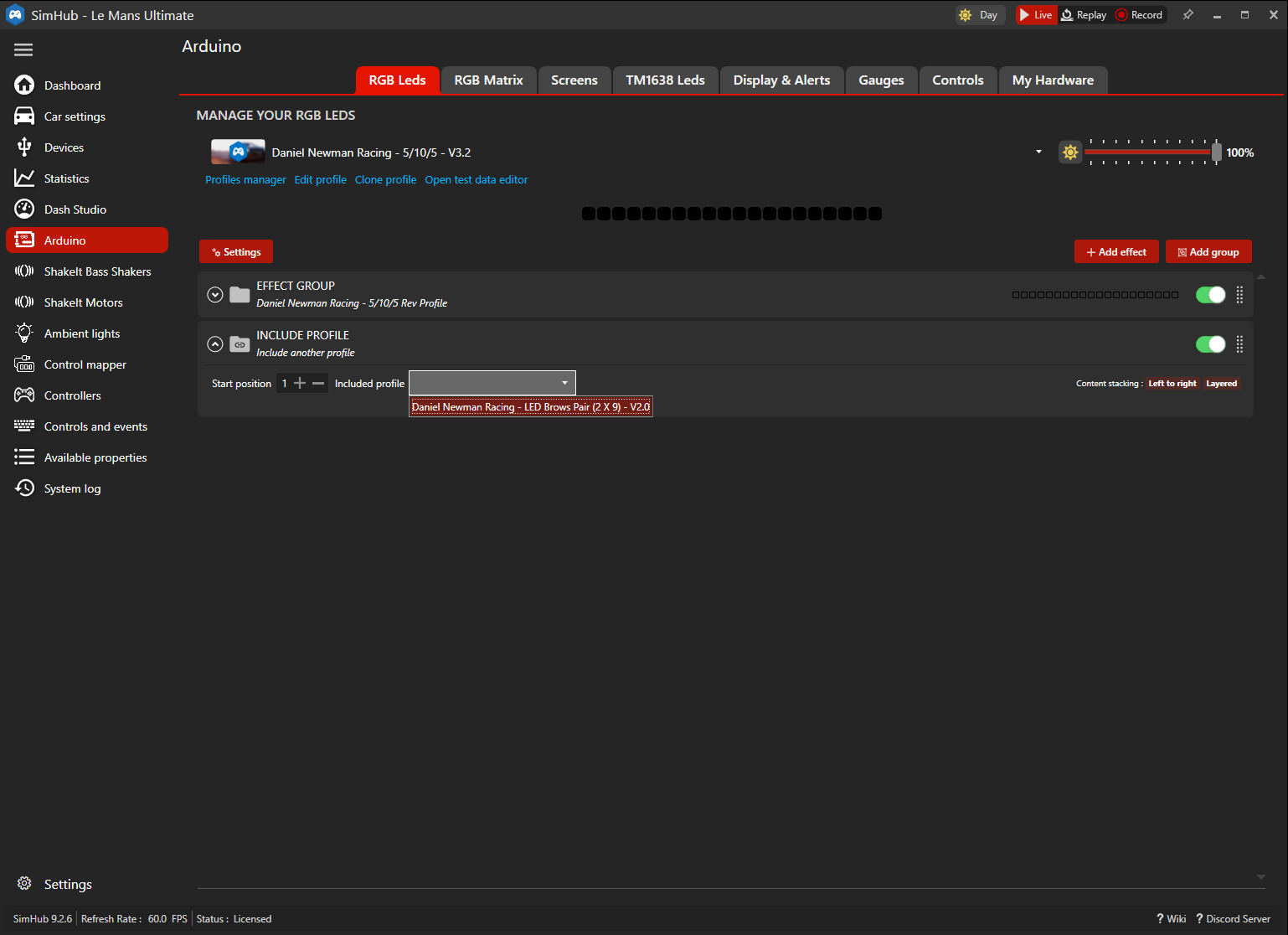 Step 5: Select Profile